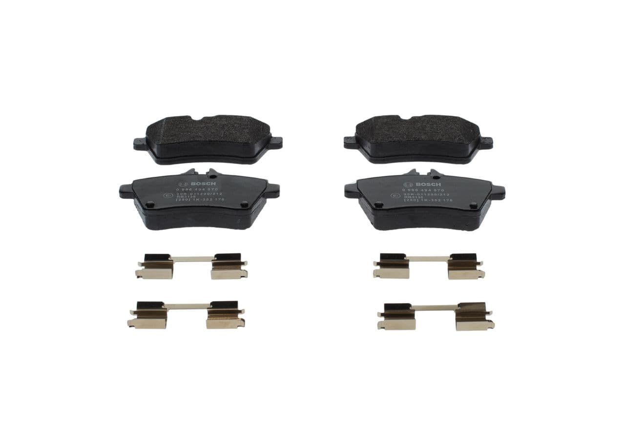 set placute frana,frana disc BOSCH 0 986 494 570