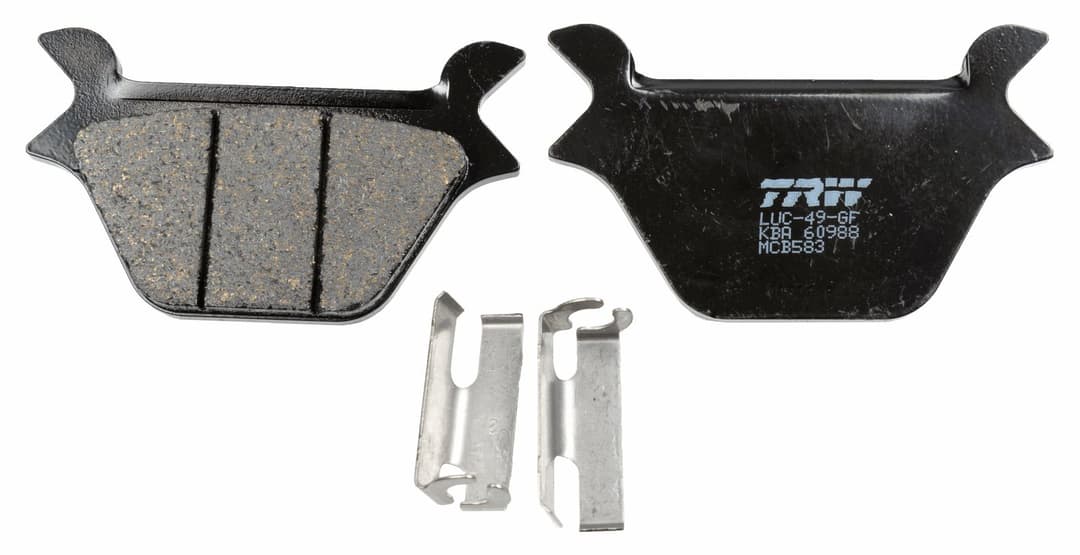 set placute frana,frana disc TRW MCB583