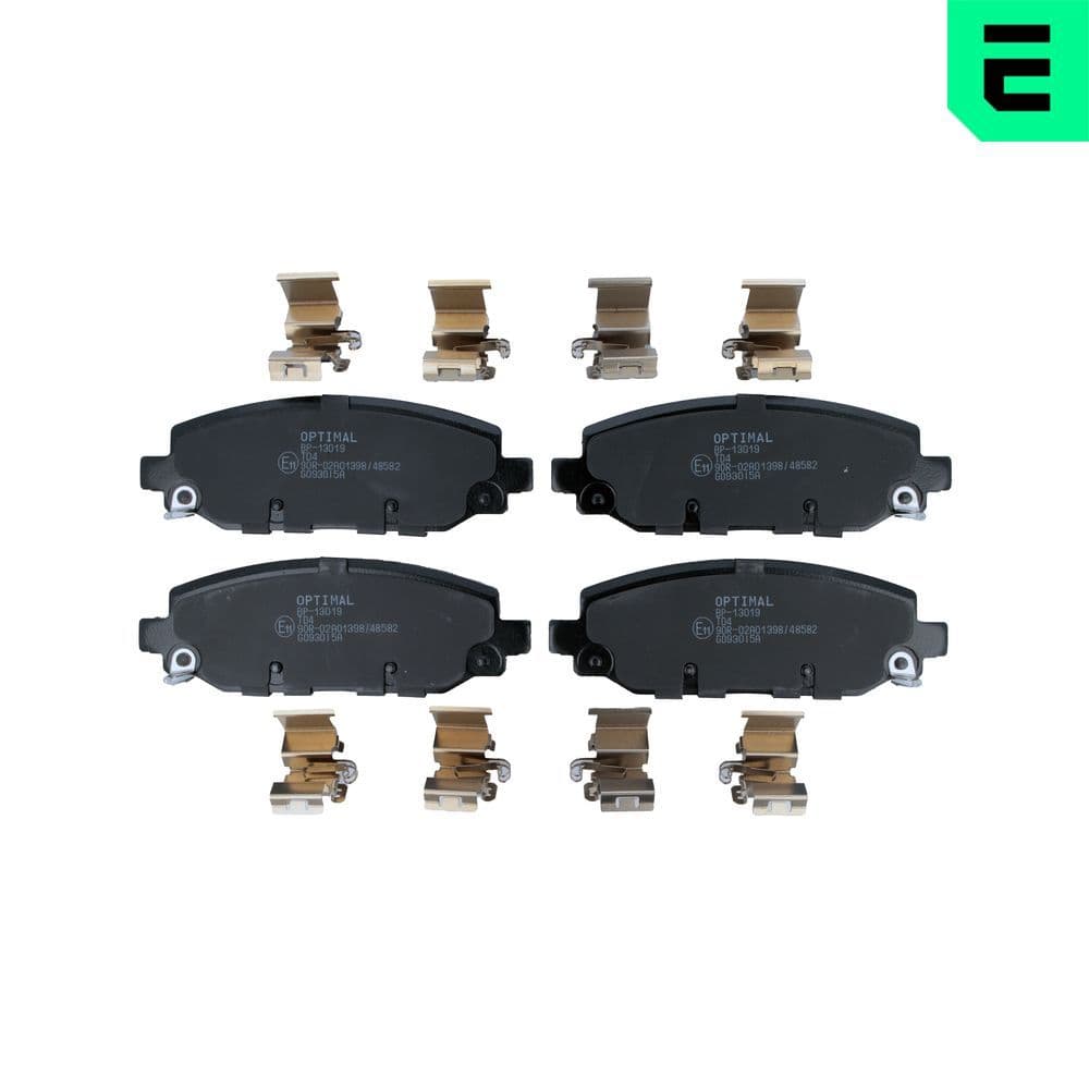 set placute frana,frana disc OPTIMAL BP-13019