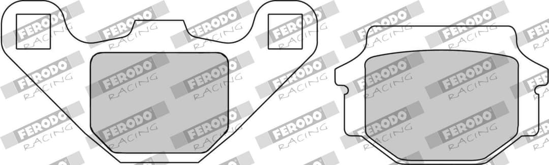 set placute frana,frana disc FERODO FDB314EF