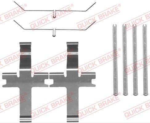 Set accesorii, placute frana QUICK BRAKE 109-1819