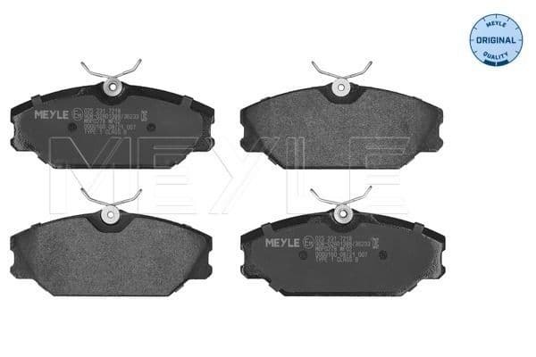 set placute frana,frana disc MEYLE -ORIGINAL: True to OE. 025 231 7218