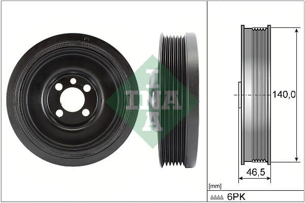 Fulie curea, arbore cotit Schaeffler INA 544 0138 10