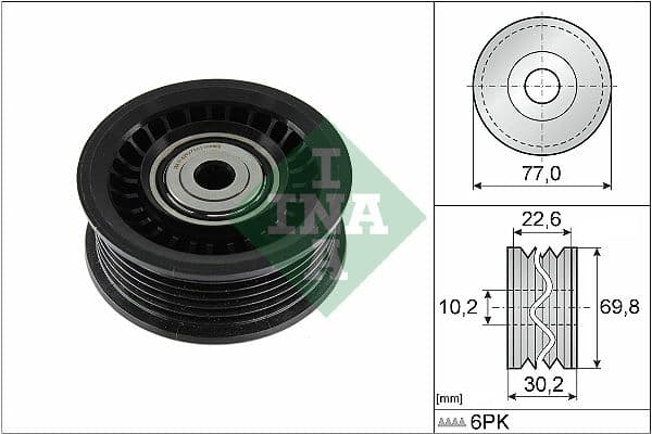 Rola ghidare/conducere, curea transmisie Schaeffler INA 532 1075 10