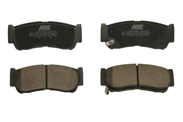 set placute frana,frana disc ABE C20513ABE