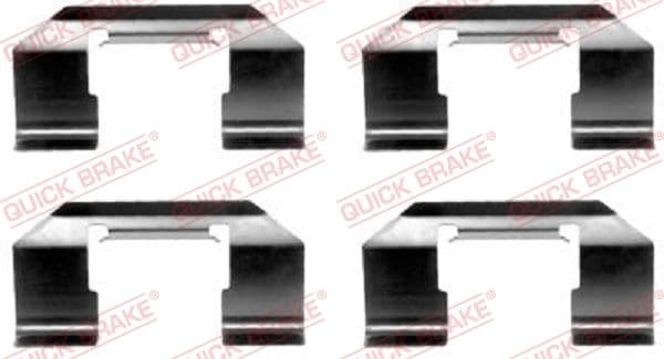 Set accesorii, placute frana QUICK BRAKE 109-1174