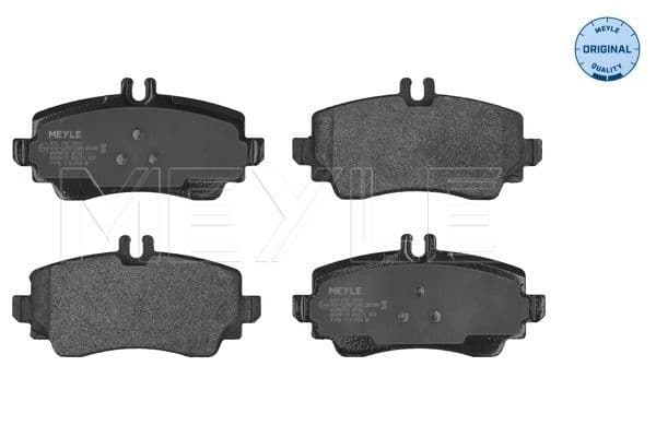 set placute frana,frana disc MEYLE -ORIGINAL: True to OE. 025 230 7016