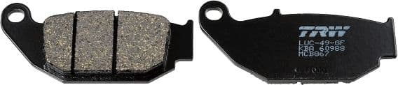 set placute frana,frana disc TRW Organic Allround MCB867