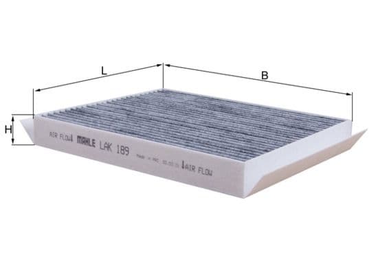 Filtru, aer habitaclu MAHLE LAK 189