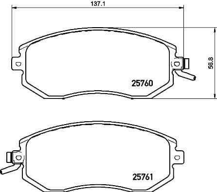 set placute frana,frana disc BREMBO PRIME LINE P 78 021