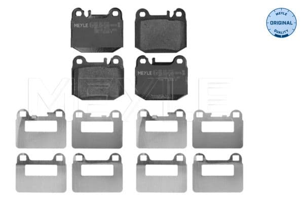set placute frana,frana disc MEYLE -ORIGINAL: True to OE. 025 231 5715
