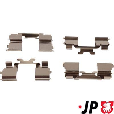 Set accesorii, placute frana JP Group 3364003710