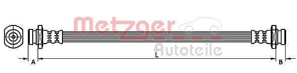 Furtun frana METZGER 4110123