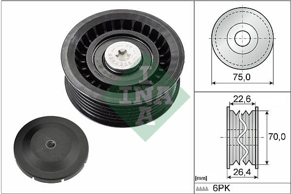 Rola ghidare/conducere, curea transmisie Schaeffler INA 532 0344 10