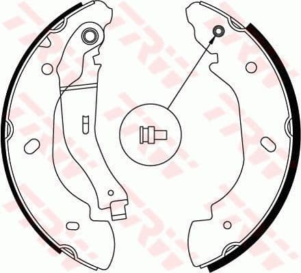 Set saboti frana TRW GS8689
