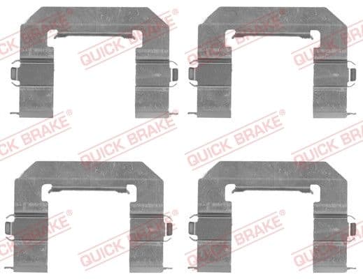 Set accesorii, placute frana QUICK BRAKE 109-1761