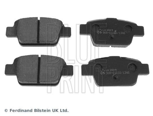 set placute frana,frana disc BLUE PRINT ADL144204