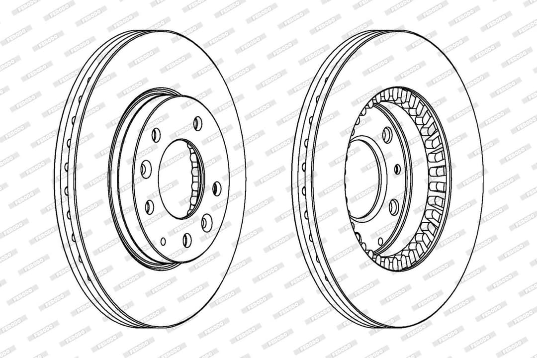Disc frana FERODO PREMIER DDF1278C