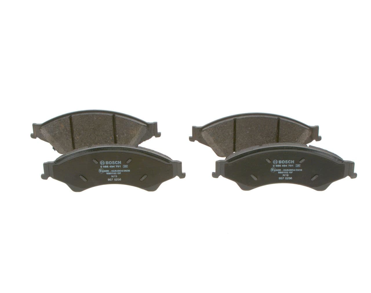 set placute frana,frana disc BOSCH 0 986 494 791