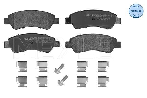 set placute frana,frana disc MEYLE -ORIGINAL: True to OE. 025 244 6519