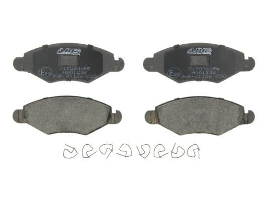 set placute frana,frana disc ABE C1P034ABE