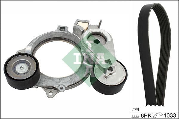 Set curea transmisie cu caneluri Schaeffler INA 529 0572 10