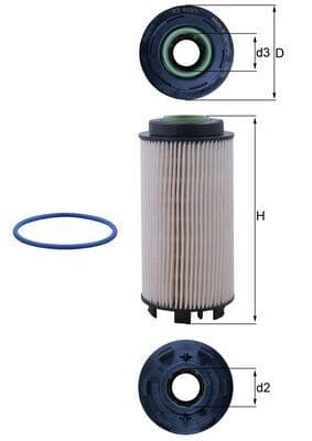filtru combustibil MAHLE KX 403/1D