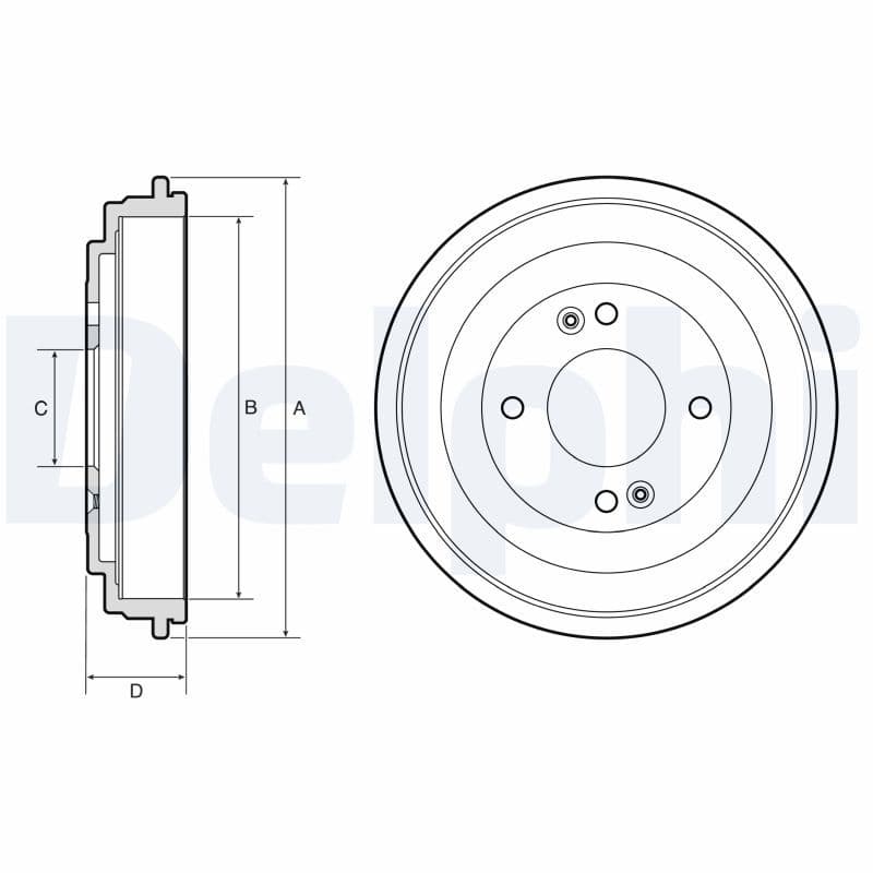 Tambur frana DELPHI BF665