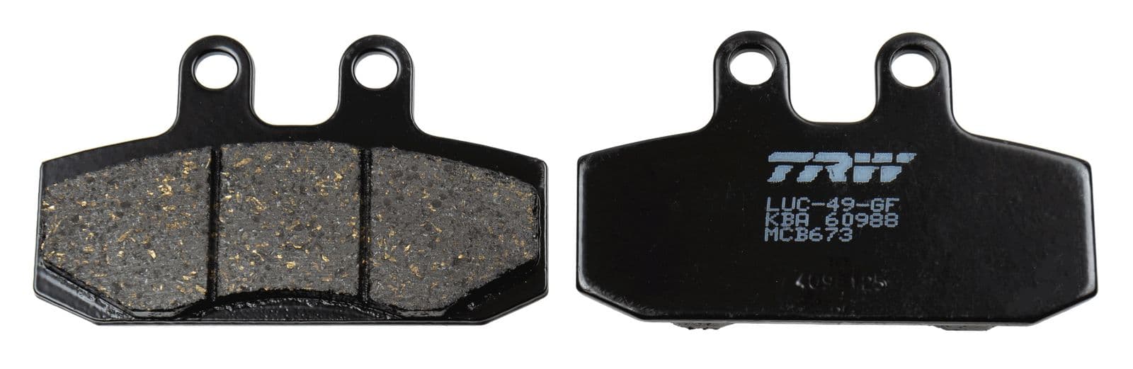 set placute frana,frana disc TRW MCB673