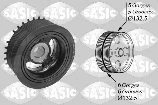 Fulie curea, arbore cotit SASIC 2156068
