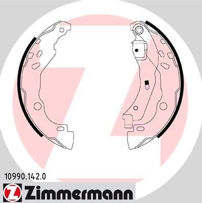Set saboti frana ZIMMERMANN 10990.142.0