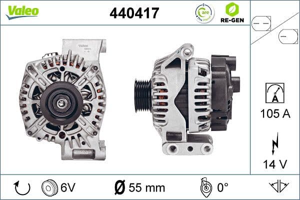 Generator / Alternator VALEO 440417