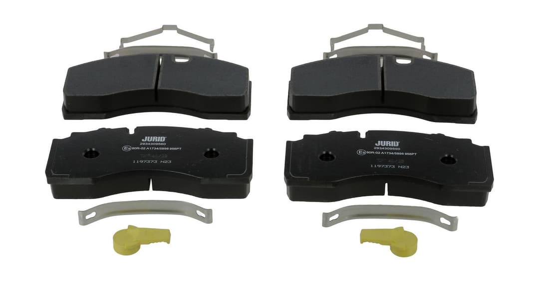 set placute frana,frana disc JURID 2934309560