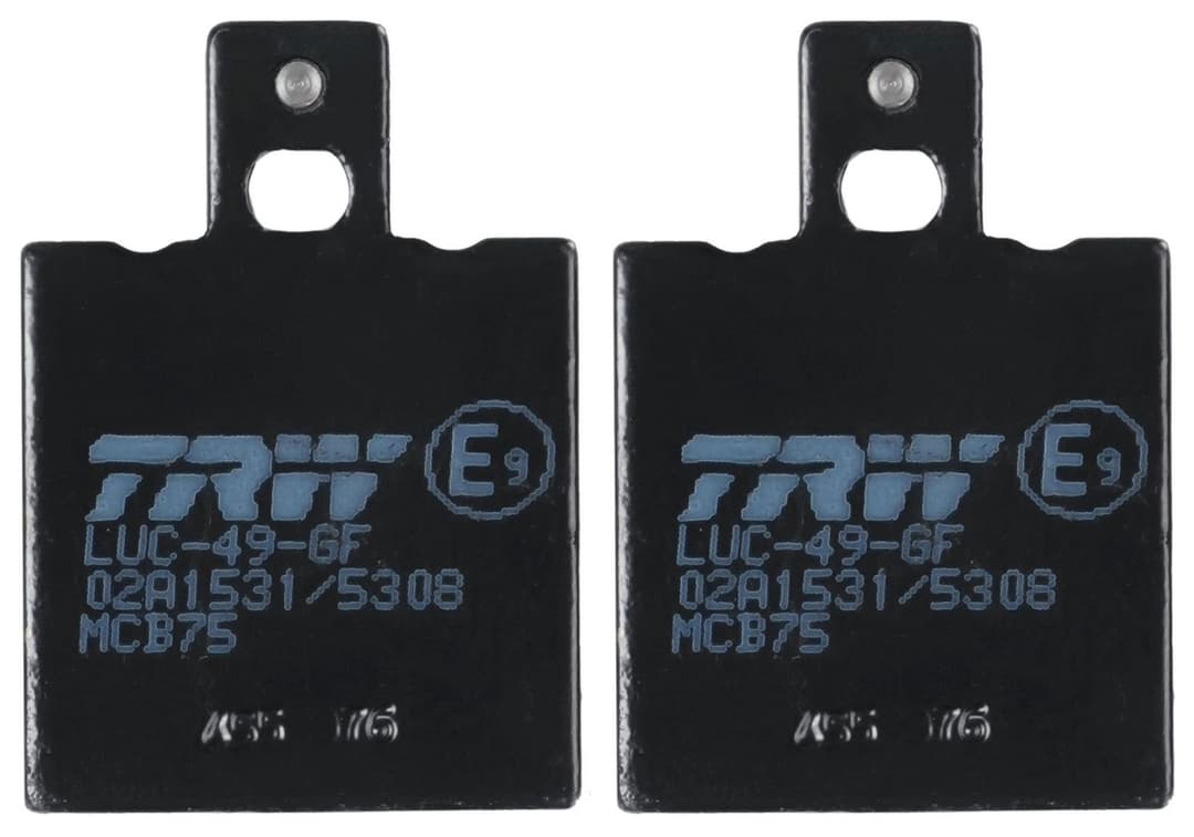 set placute frana,frana disc TRW MCB75