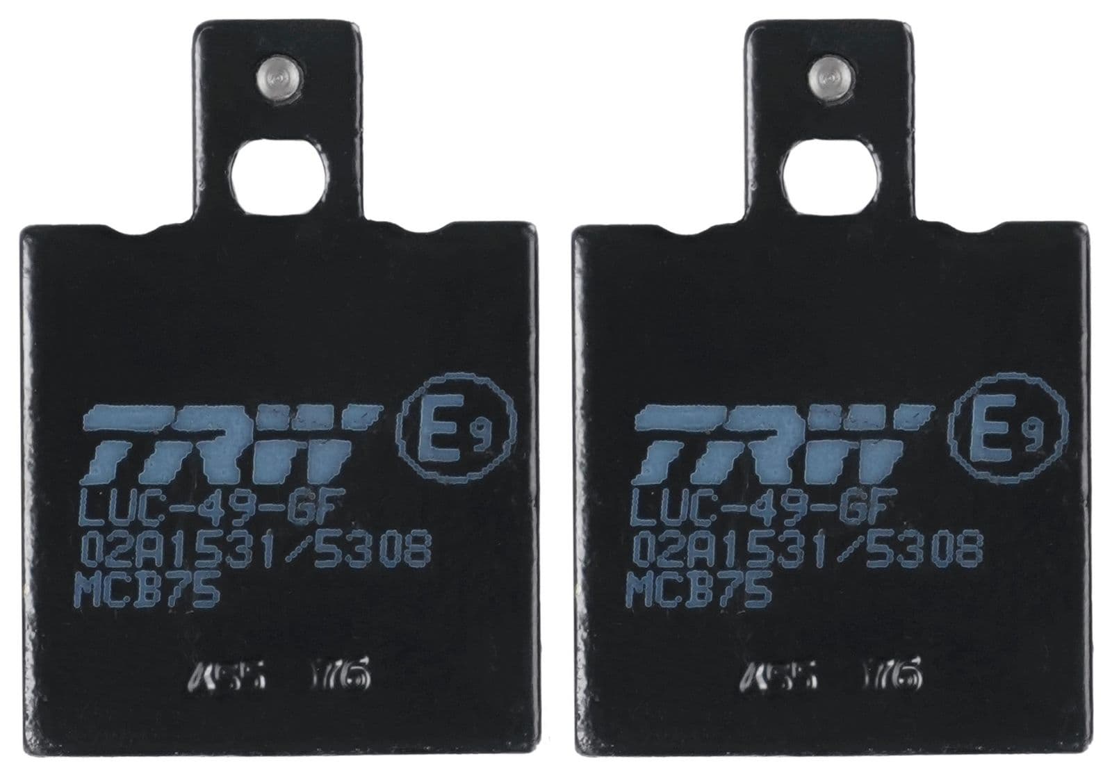 set placute frana,frana disc TRW MCB75