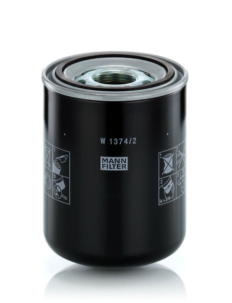 Filtru hidraulic, cutie de viteze automata MANN-FILTER W 1374/2