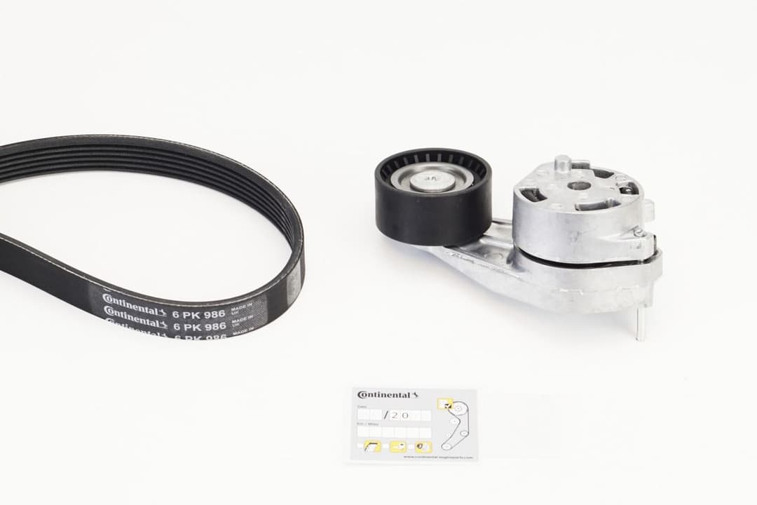 Set curea transmisie cu caneluri CONTINENTAL CTAM 6PK986K1