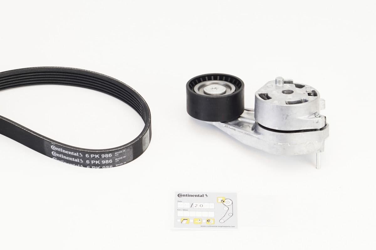 Set curea transmisie cu caneluri CONTINENTAL CTAM 6PK986K1