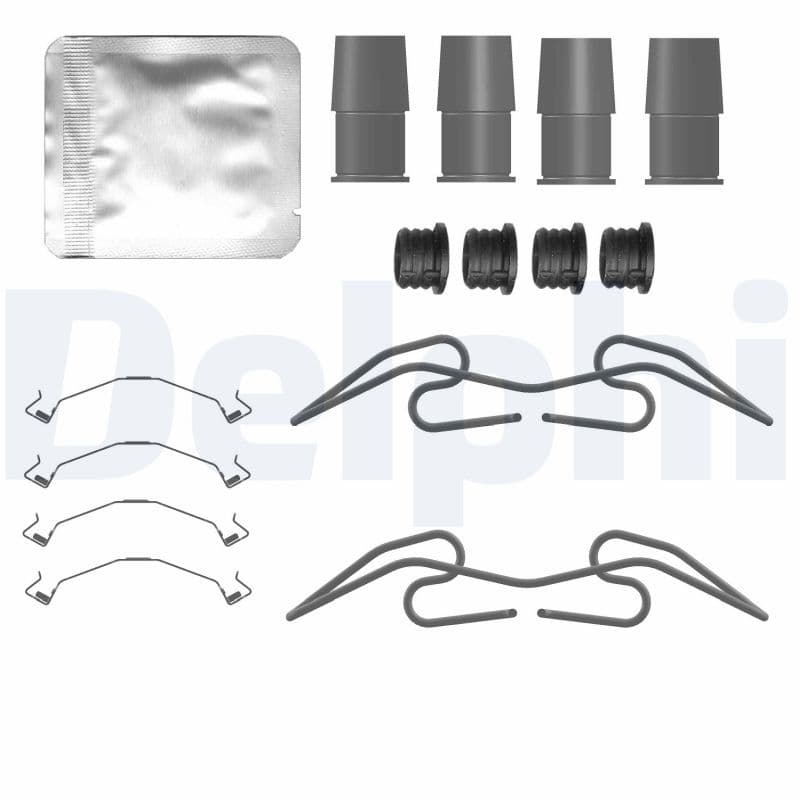 Set accesorii, placute frana DELPHI LX0784