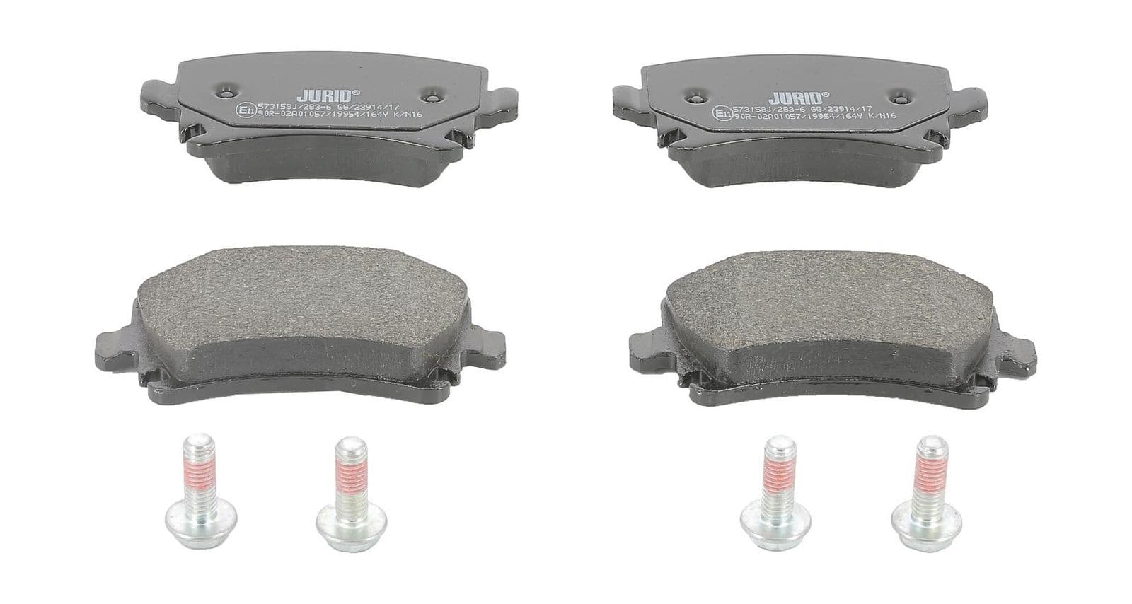 set placute frana,frana disc JURID 573158J