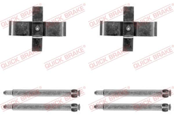 Set accesorii, placute frana QUICK BRAKE 109-1713