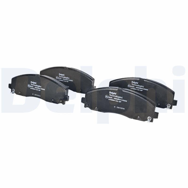 set placute frana,frana disc DELPHI LP2694