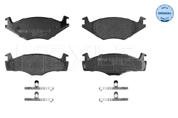 set placute frana,frana disc MEYLE -ORIGINAL: True to OE. 025 208 8717