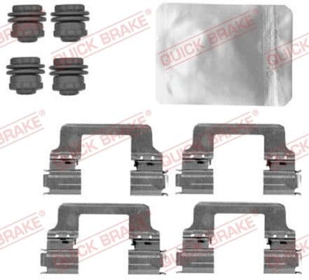 Set accesorii, placute frana QUICK BRAKE 109-1867