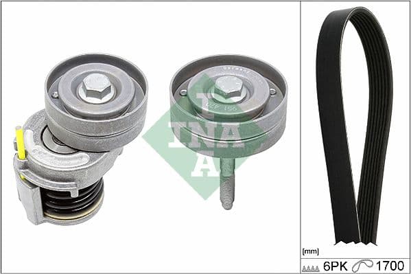 Set curea transmisie cu caneluri Schaeffler INA 529 0341 10