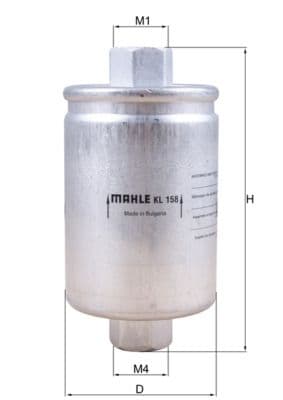 filtru combustibil MAHLE KL 158