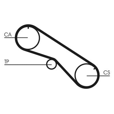 Curea de distributie CONTINENTAL CTAM CT818