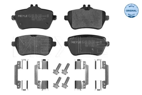 set placute frana,frana disc MEYLE -ORIGINAL: True to OE. 025 250 7119