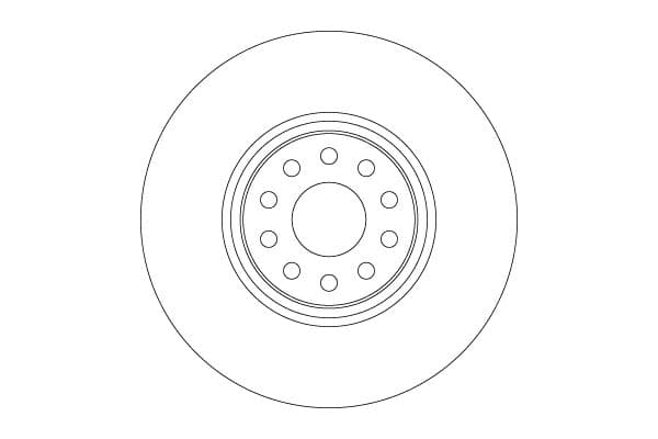 Disc frana TRW SINGLE DF6733S