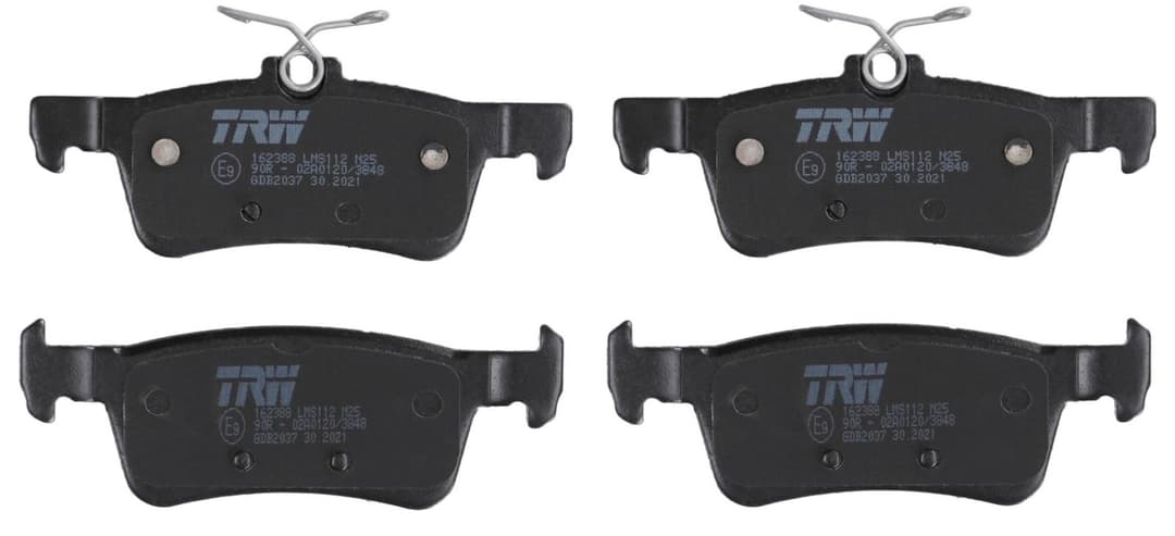 set placute frana,frana disc TRW GDB2037